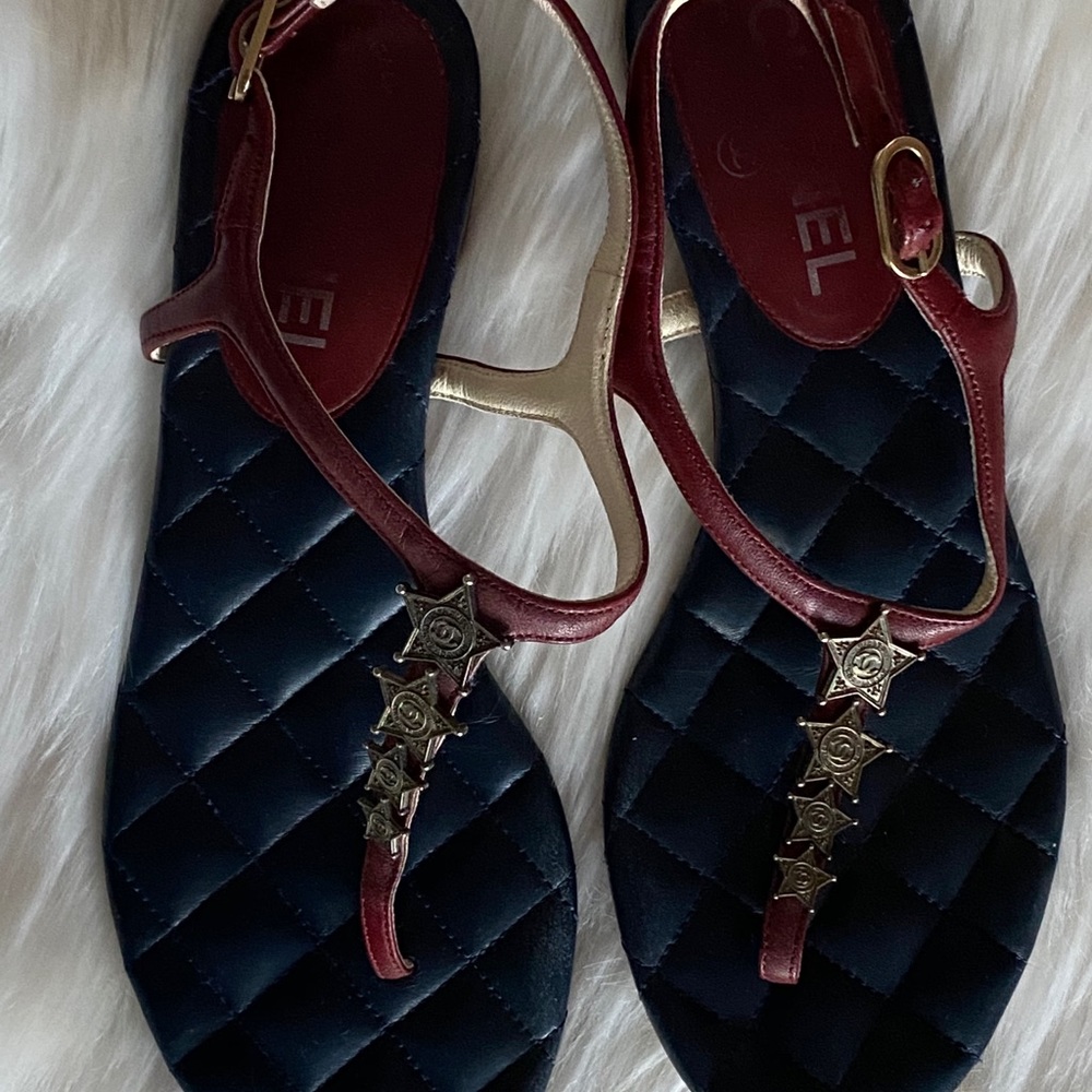 Chanel leather sandals - Picture 8 of 14